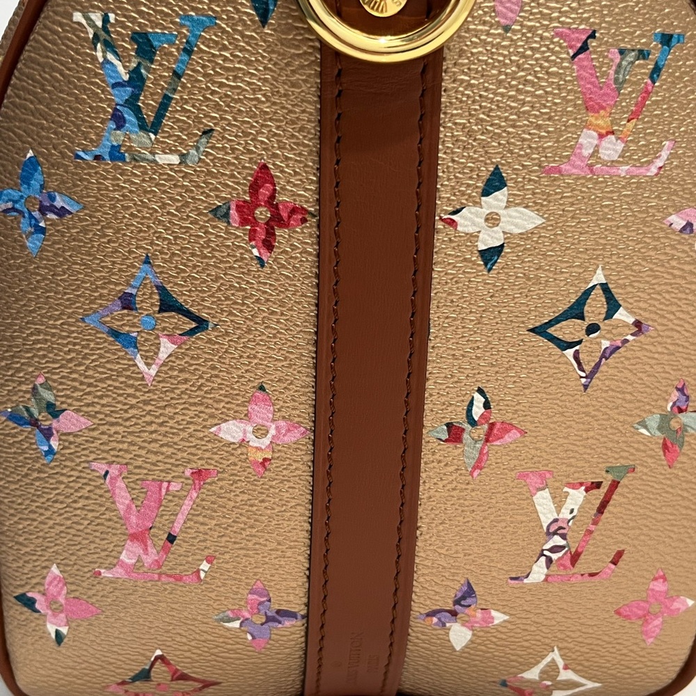 BRAND NEW GARDEN SPEEDY 25 Louis Vuitton flower monogram 🥳 RARE 🤩 AUTHENTIC - Picture 4 of 10